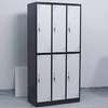 6-Door Steel Metal Locker for Office Storage thumb 4