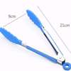 Non stick Silicone coloured food tongs thumb 1