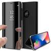 Luxury Mirror View Flip Book Case for iPhone XS / X thumb 0