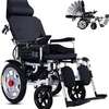 Dual Motors Reclining Electric Wheelchair Portable Folding thumb 7