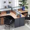 Office Workstation: Modern Two-Seater Working Station thumb 1