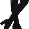 VELVET SUEDE THIGH BOOTS thumb 1