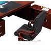 Office Desk:  1800MM Mahogany Sleek Office Desk thumb 3