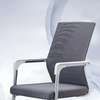 Office Chair : Metallic Chrome Office Visitor Chair thumb 5