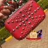 Maroon Studded Clutch Bag From UK thumb 2