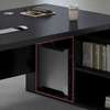 Office Desks: 1600mm Modern Hardwood Office Desk thumb 3