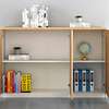 Office Cabinet: 3-Door Cupboard with wooden panels thumb 1