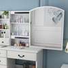 Dressers: White Modern Vanity For Bedroom thumb 0