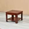 Modern Mahogany Squared Coffee Table thumb 0
