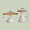 Wooden Home Office Coffee Table Set thumb 2