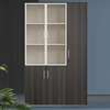 Office cabinet: 3-door wooden executive file cabinet thumb 0