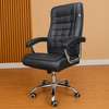 Office Chair : High Back Gray Leather Office Chair thumb 14