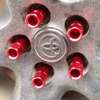 Universal open ended lug nuts - red thumb 1