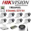 8 HIK Vision CCTV Cameras Full Kit thumb 1