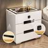 2 Drawer Fingerprint Lock Smart Bedside Table thumb 6