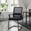 Stable Black Office Guest Chairs – Classic Design thumb 1
