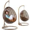 Outdoor Rattan Hanging Hammock-Swing Chair (Cushioned) thumb 7