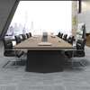Spacious 3m Wood Boardroom Table for Offices thumb 11