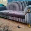 Modern Turkish luxurious 3 seater with a golden belt lining thumb 4