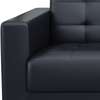 Office Sofas: Black Leather Office Lounge Sofa thumb 6