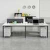 Modern 4-Way Office Workstation thumb 4