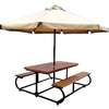 Garden bench tables/umbrella thumb 0