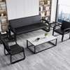 Office sofa: Modern Leather Reception Sofa thumb 0