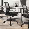 Office chair: Medium Back Black Adjustable Chair thumb 1