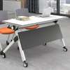 Modern White Foldable Writing Desk thumb 5