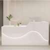 1.8M Modern Designed Reception Desk in White thumb 4