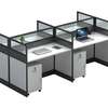Office Desk : Modern Workstation of 4 with Open Space thumb 2