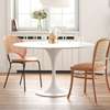 White Round Eames Dining Table thumb 3