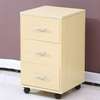 Bedside 3 Drawer Wooden Mobile Cabinet thumb 2