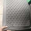 Durable Black Rubber Floor Mat 18x30 Inch Raised Pattern thumb 3