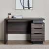 Office Desk: 140cm Gray Spacious Ample Office Desk thumb 1