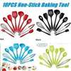 NON-STICK silicone 10PCS Set With Firm Handle thumb 0