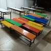 School dining tables and benches thumb 0