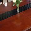 Boardroom Table: 2400mm Executive Red Mahogany Boardroom thumb 1