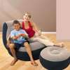 2 in 1 inflatable sofa with footrest and pump thumb 2