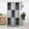 9 Locker Steel Office Cabinet thumb 0