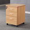 Cabinets : 3-Drawer Wooden Pedestal Cabinet thumb 1