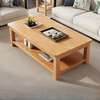 Coffee Table; Rectangular Mahogany Table thumb 0
