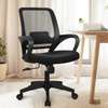 Office Seat: Home Office Chair With Mesh Back And Armrests thumb 3