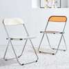 Modern Foldable Armless Dining Chair thumb 5