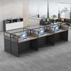 6-Way Modular Office Workstation thumb 0