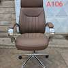Brown Executive Leather Office Chair thumb 2