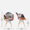Office Chair; Fancy Trendy Patchwork Office Chair thumb 5