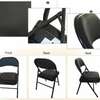 Black Leather Foldable Study Office Chair thumb 5