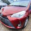 Toyota Vitz hybrid Jewela maroon 2018 thumb 2