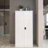 Office Cabinet : Grey Lockable Two-Door Steel Filing Cabinet thumb 0